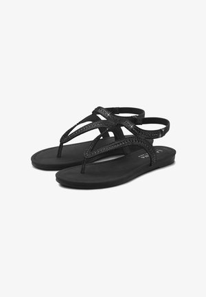 ZEHENTRENNER - T-bar sandals - schwarz