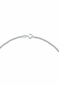 Halskette aus Sterling-Silber mit miteinander verbundenen ovalen Gliedern, ausgestattet mit einem Karabinerverschluss und einer polierten Oberfläche für ein elegantes Erscheinungsbild.