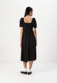 GAP PUFF SWEETHEART - Kasdienė suknelė - black