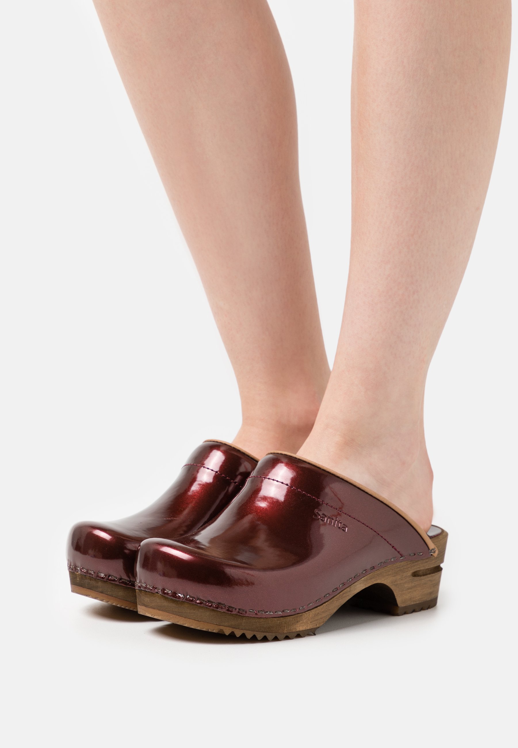 Sanita CLASSIC OPEN - Zoccoli - bordeaux - Zalando.it