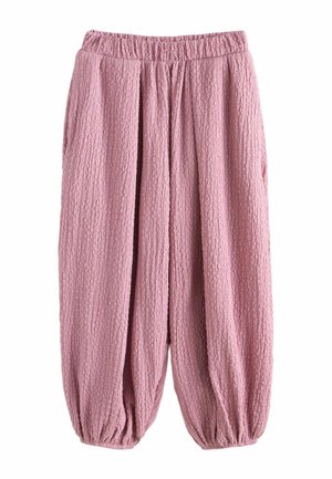 Next REGULAR FIT - TEXTURED BALLOON TROUSERS . - Bukser - pink