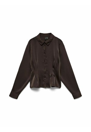 Vero Moda, SHIRT VMMIRO SHIRT - Chemisier - chocolate torte