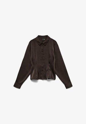Vero Moda, SHIRT VMMIRO SHIRT - Chemisier - chocolate torte