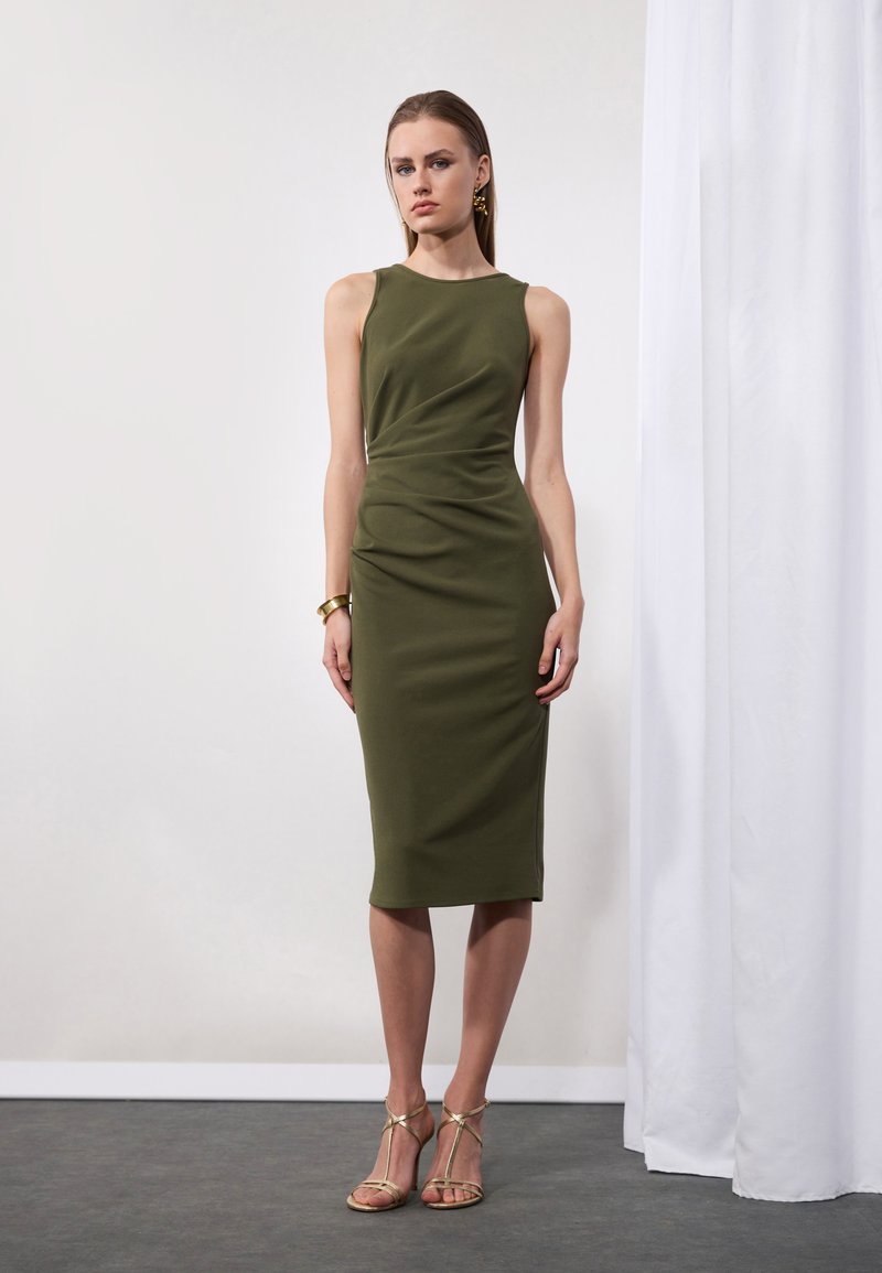 Anna Field Shift dress - khaki - Zalando.ie