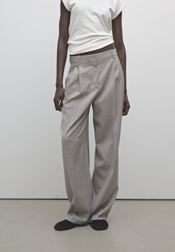 PLEATED PINSTRIPE  - Trousers