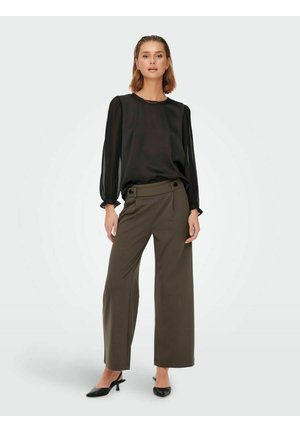 JDYGEGGO NEW LONG PANT - Bukse - chocolate brown