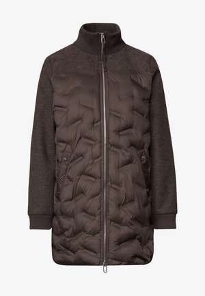 Street One, STRUKTURMIX JACKE MIT GEKLEBTER STEPPUNG - Manteau d'hiver - auburn brown