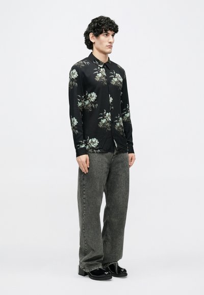 The Kooples CHEMISE - Ing - black/green/white