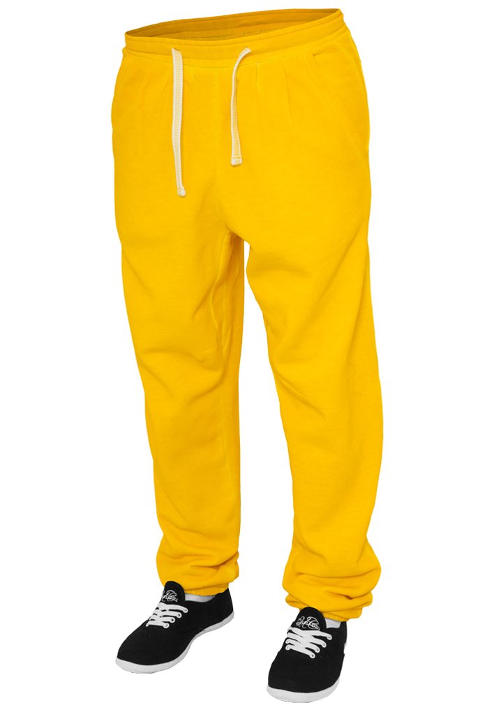 Urban Classics LADIES SPRAY DYE - Spodnji deli trenirk - yellow