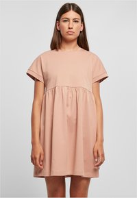 Urban Classics EMPIRE VALANCE TEE - Dnevna haljina - amber