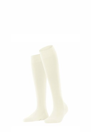 FALKE SOFTMERINO - Kniekousen - off white