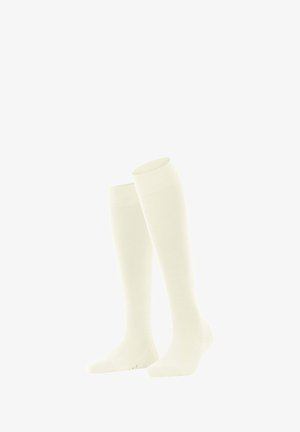 FALKE SOFTMERINO - Kniestrümpfe - off white