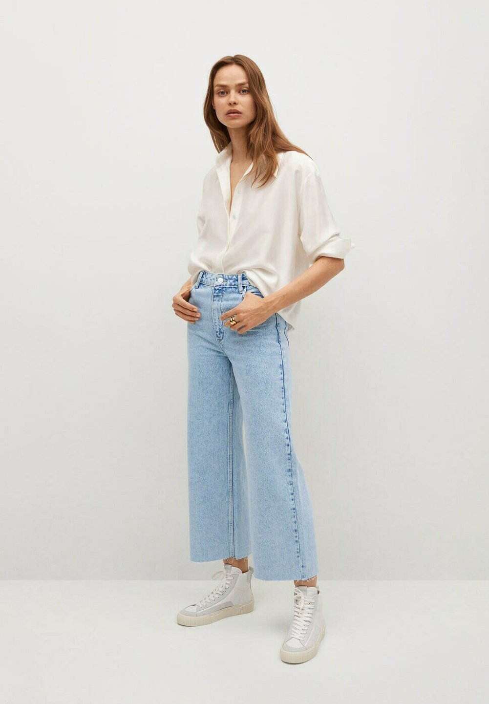 Mango CAROL - Flared Jeans - light blue - Zalando.co.uk