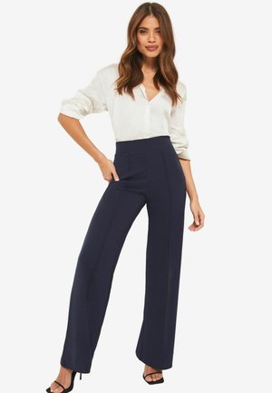 Lipsy Püksid - navy blue twill