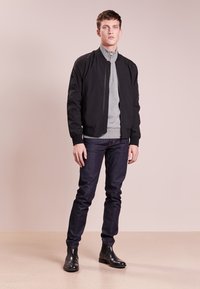 Barbour HALF ZIP - Strickpullover - grey marl