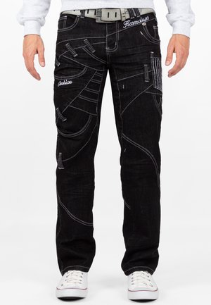 Straight leg jeans - schwarz