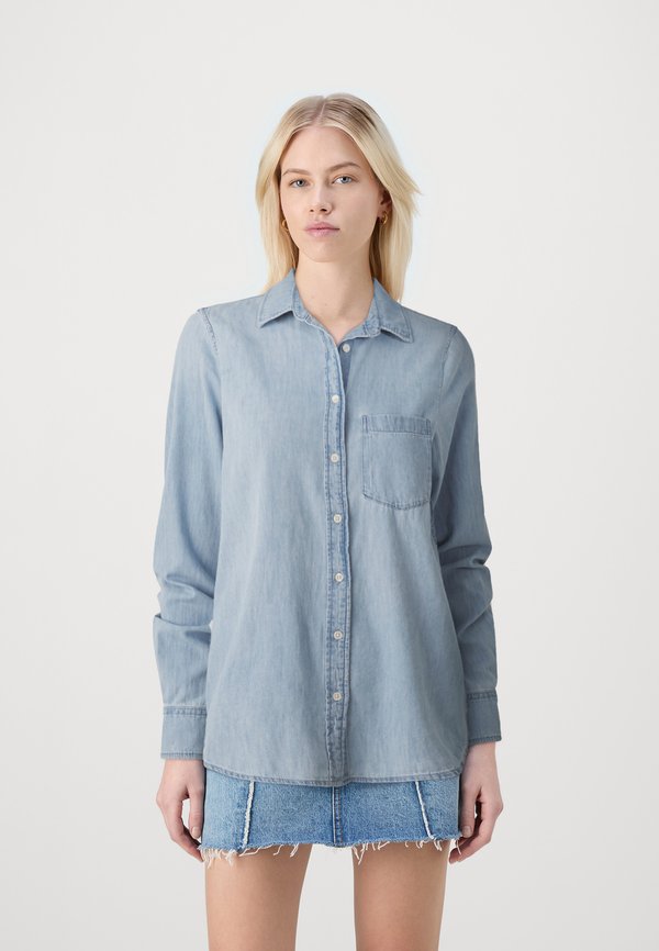 PERFECT - Button-down blouse - light wash