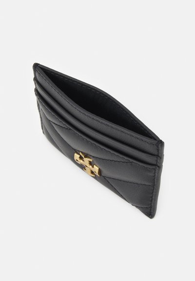 Tory Burch KIRA CHEVRON CARD CASE - Lommebok - black