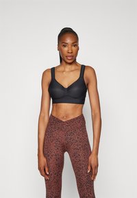 Hunkemöller THE ALL STAR - Športni modrček s srednjo podporo - black