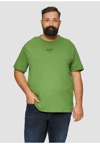 s.Oliver STRUCTUUR - T-Shirt basic - bambusgrün