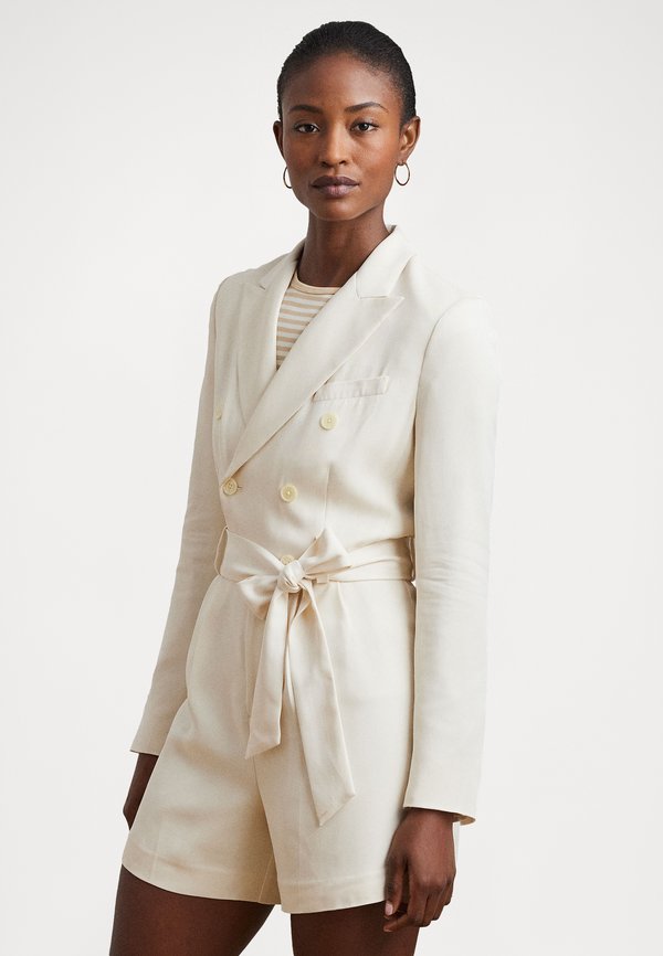 STRETCH CADY JUMPSUIT - Jumpsuit - mascarpone cream