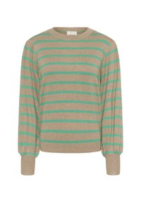 Unselected, feather gray melange green