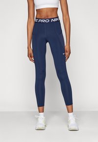 Nike Performance - Tights - obsidian/white Miniatyrbild 1