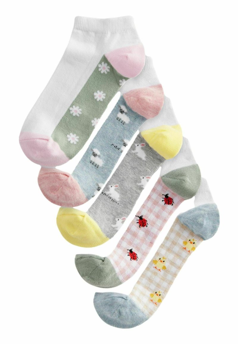 Next 5 PACK STANDARD - Ponožky - pastel spring animals