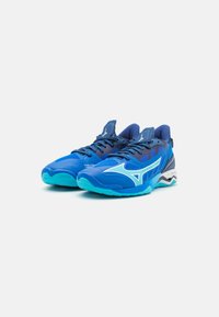Mizuno WAVE MIRAGE 5 - Kézilabdacipő - mugen blue/white/estate blue