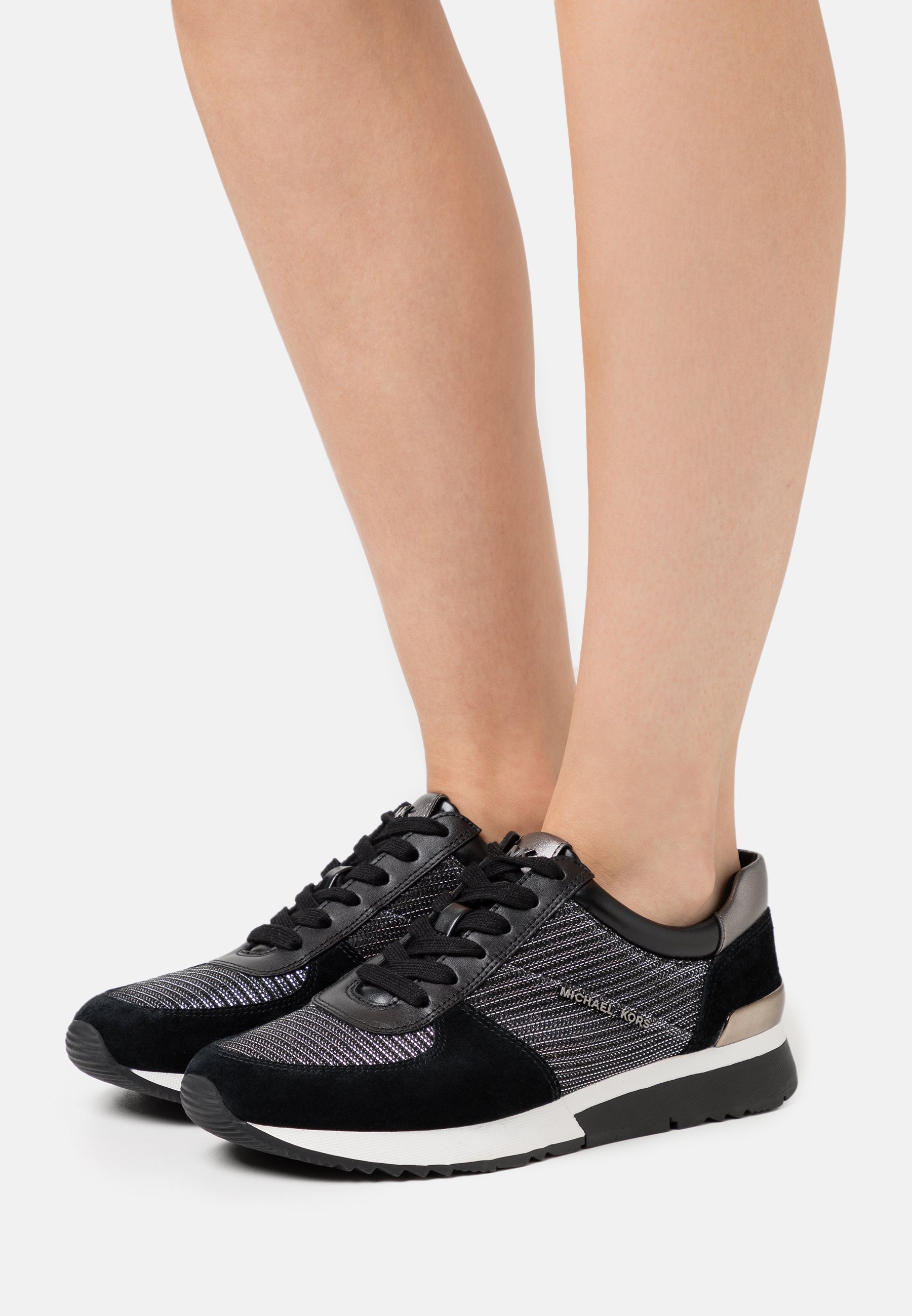michael kors allie trainer sneakers black