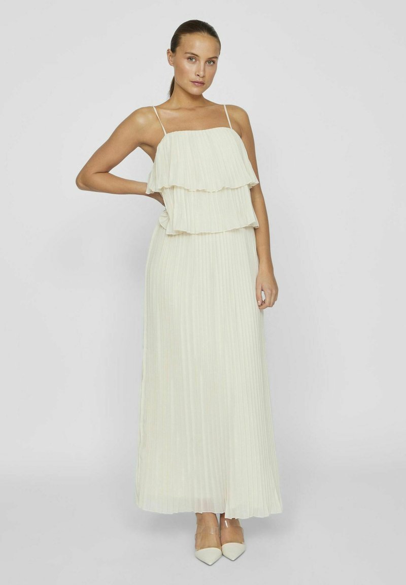 VILA SINGLET - Robe longue - birch