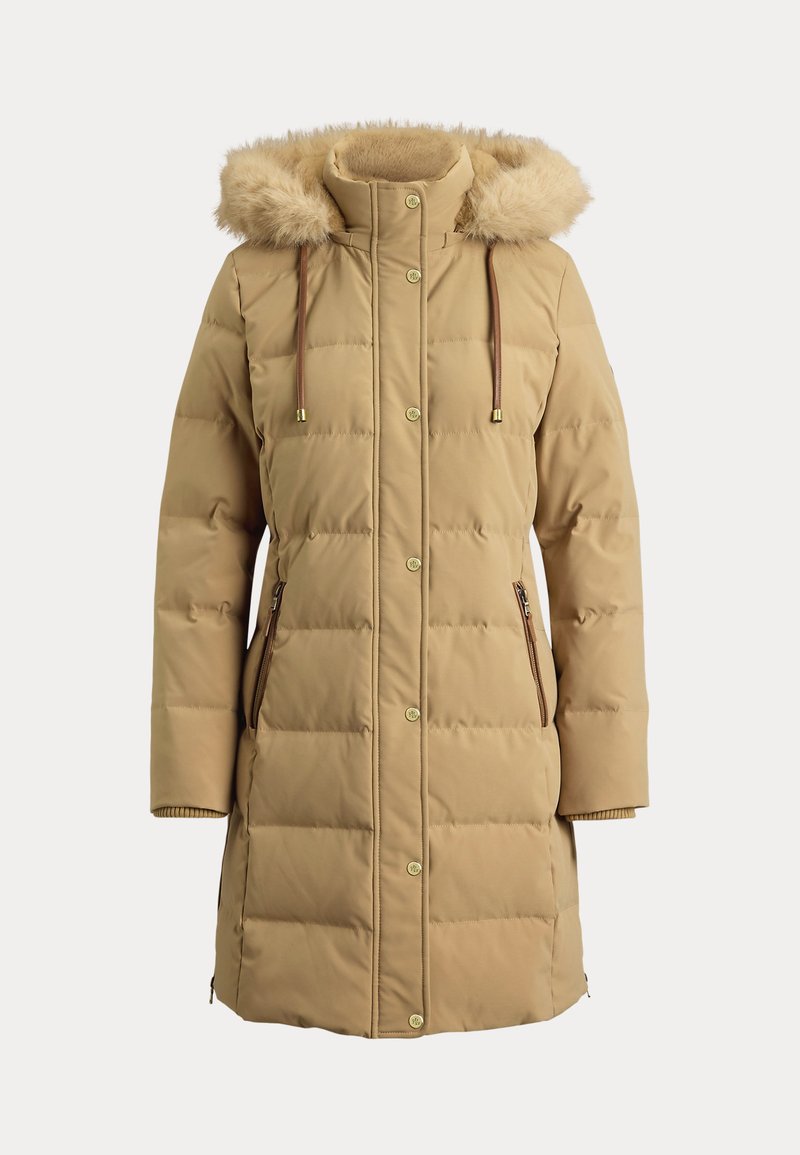 Lauren Ralph Lauren FAUX FUR TRIM HOODED DOWN COAT - Donsjas - classic ...
