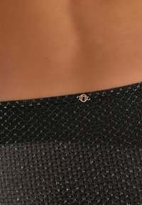 Next HIGH LEG - Bikini apakšdaļas - black glitter