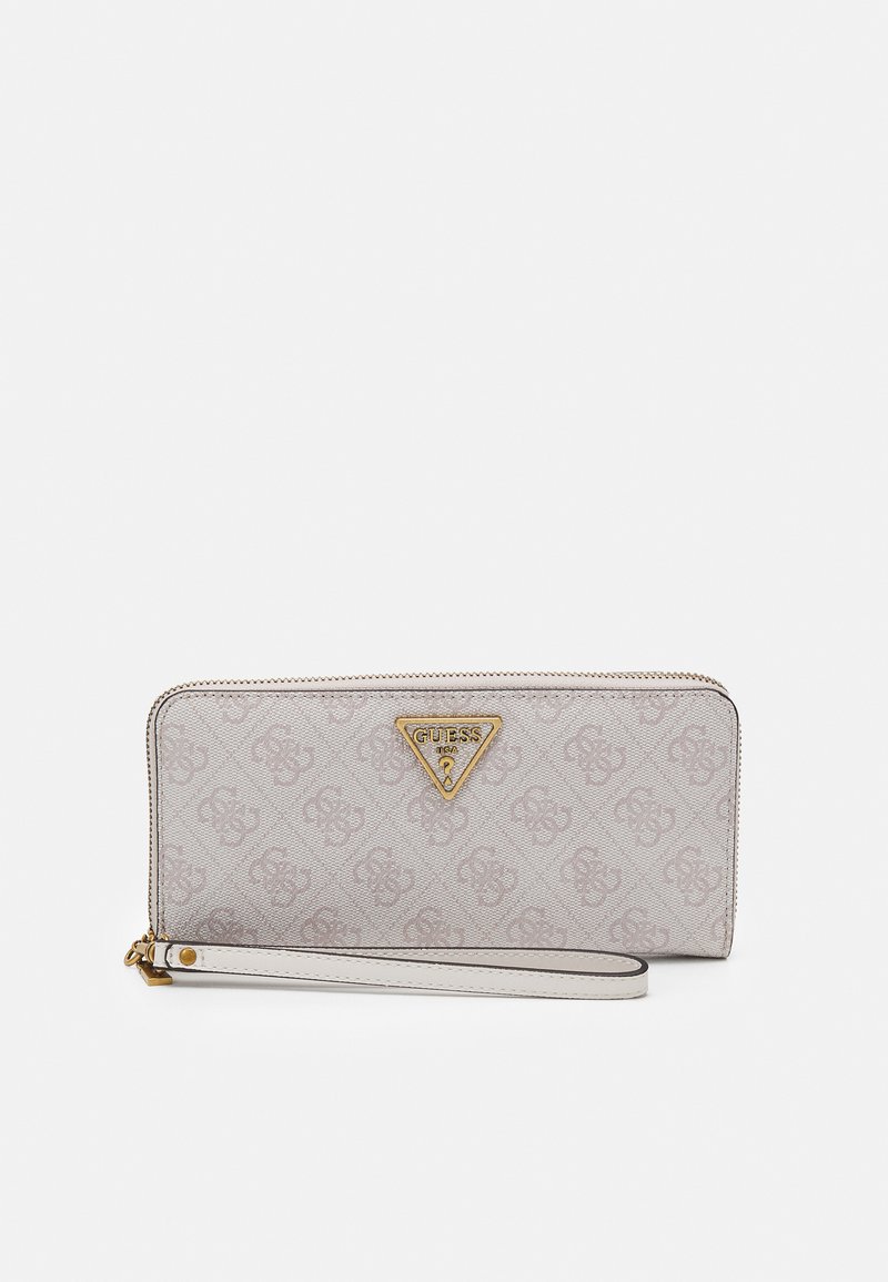 Guess LAUREL LARGE ZIP AROUND Wallet light grey Zalando.co.uk