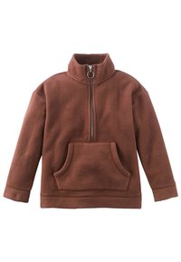 hessnatur TROYER - Fleecetröja - kastanie