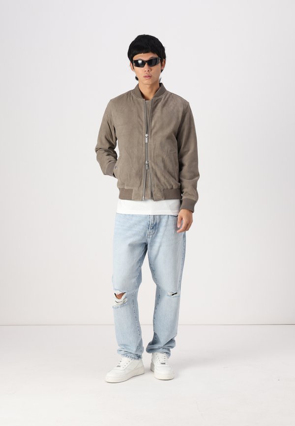 SLHARCHIVE - Leather jacket - morel2