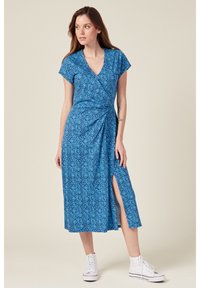 BONOBO Jeans GERADES DRAPIERTES - Freizeitkleid - bleu