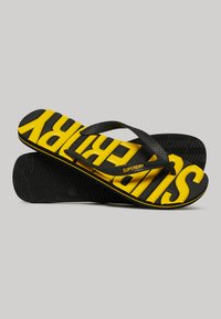 Superdry & Co FLIP FLOPS - Sandalai su T formos dirželiu - black