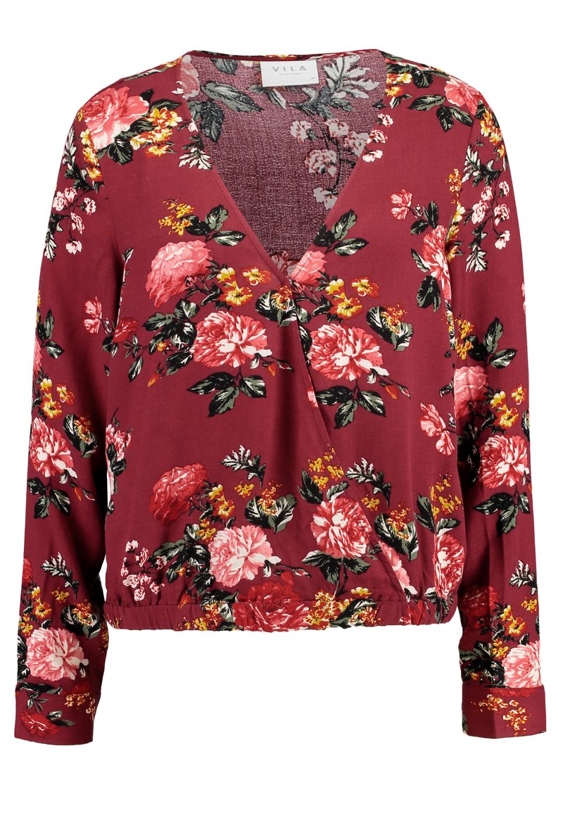 Vila Blouse donkerpaars