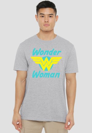 Cotton Soul, DC WONDER WINGS - T-Shirt print - mottled light grey