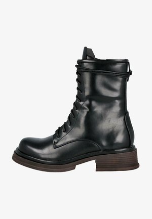 Azarey Botines con plataforma - black