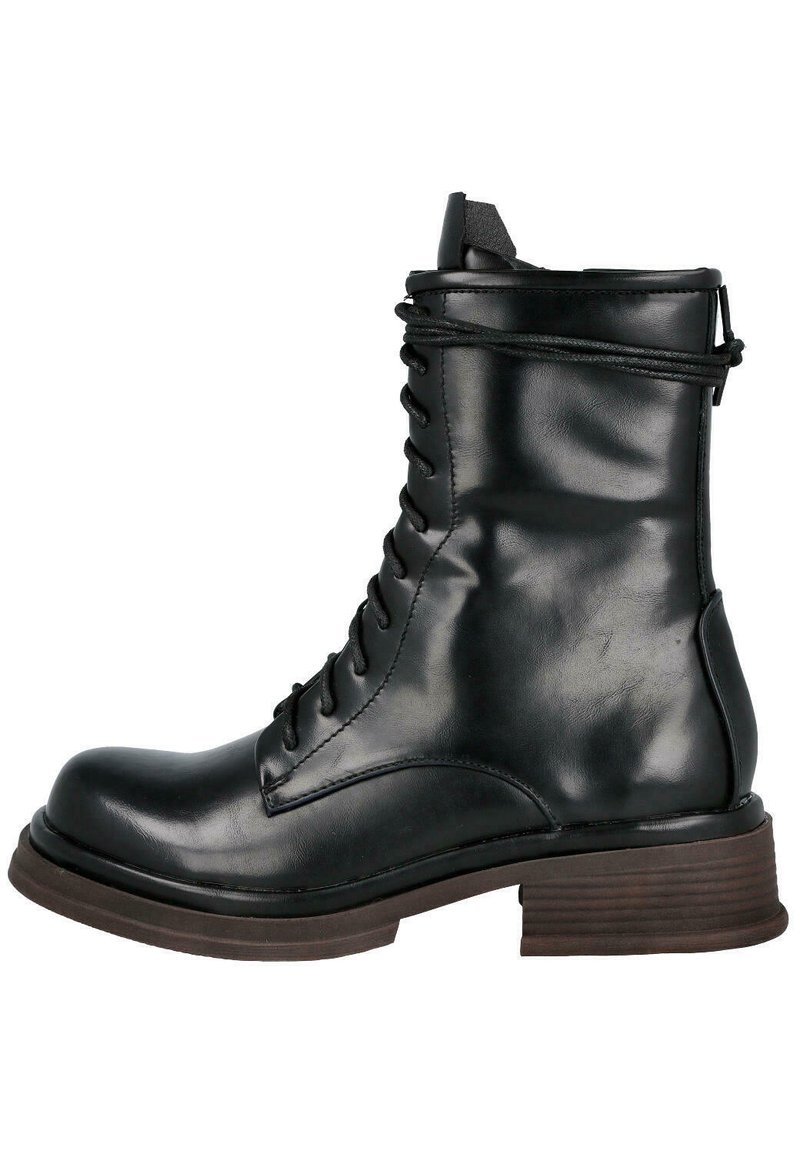 Azarey Botines con plataforma - black