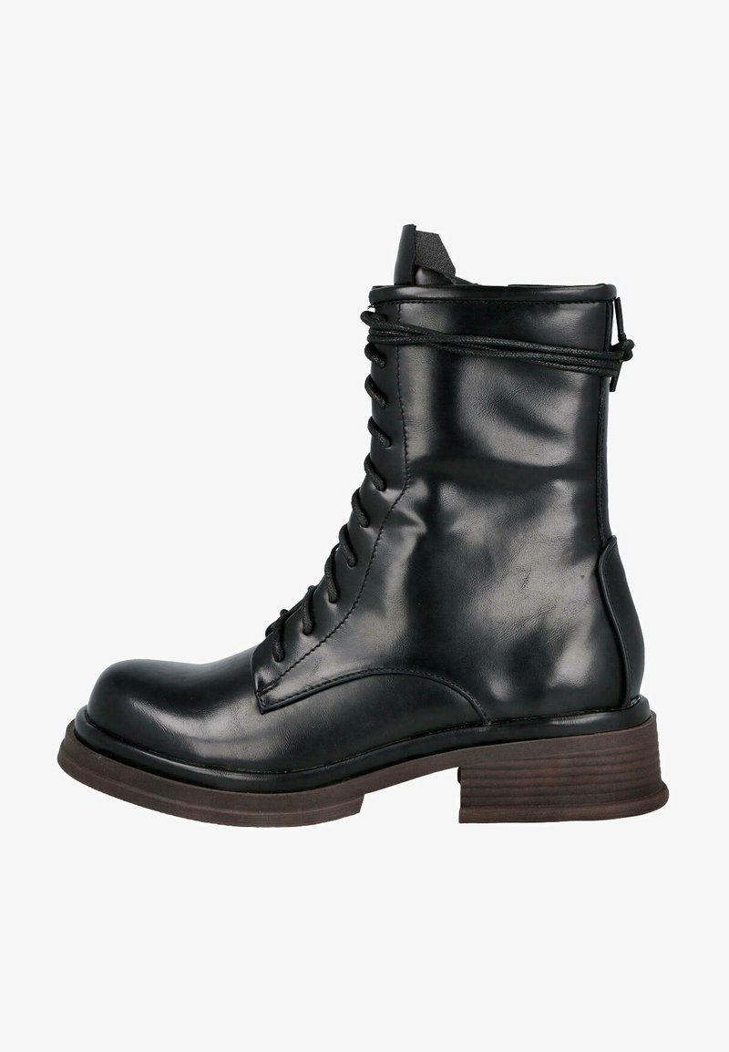 Azarey Botines con plataforma - black