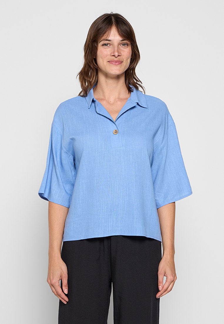 Le Jardin Du Lin Blouse blauw