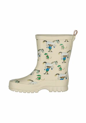 LÅNGSTRUMP - Gummistøvler - beige