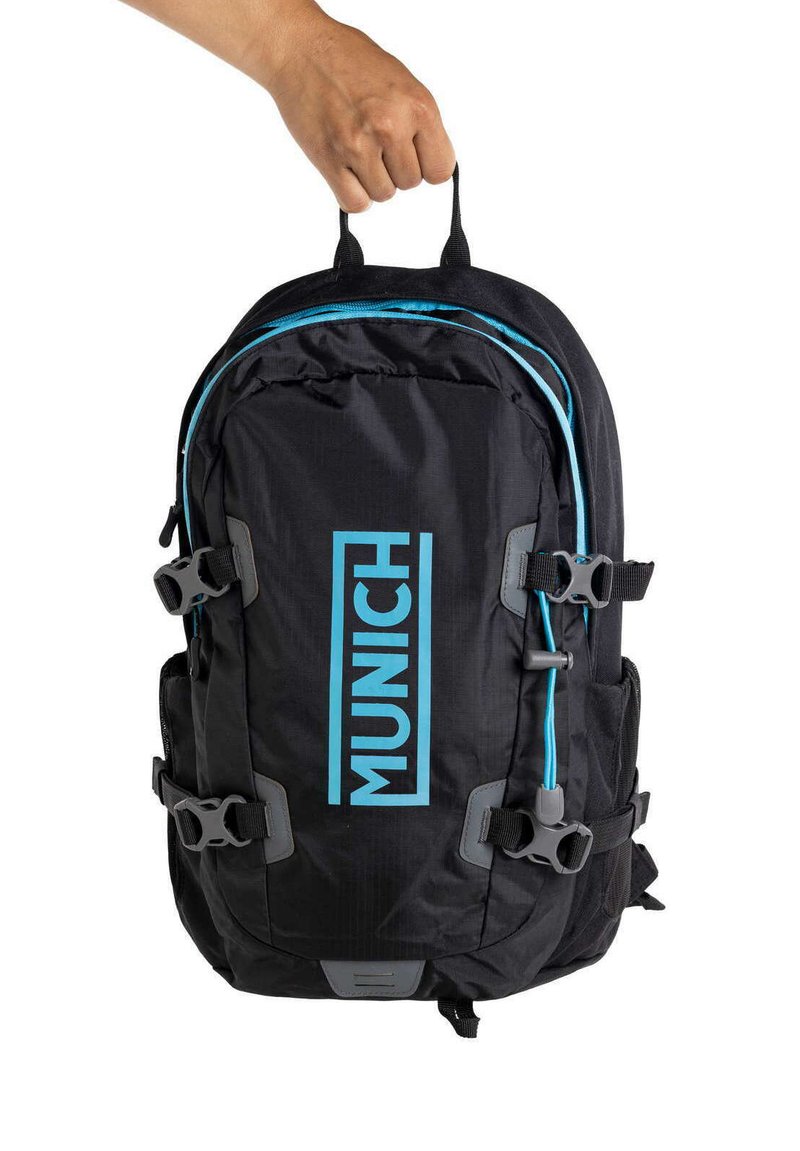 MUNICH TREK - Mochila - black/blue