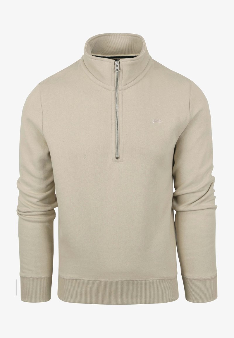 Superdry & Co HALF ZIP - Pullover - beige