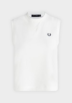 Fred Perry, PEACHED TANK - Débardeur - snow white