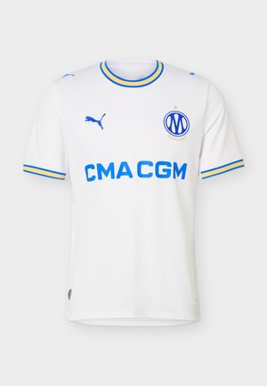 Puma, OLYMPIQUE MARSEILLE HOME REPLICA - Club wear - white/team royal