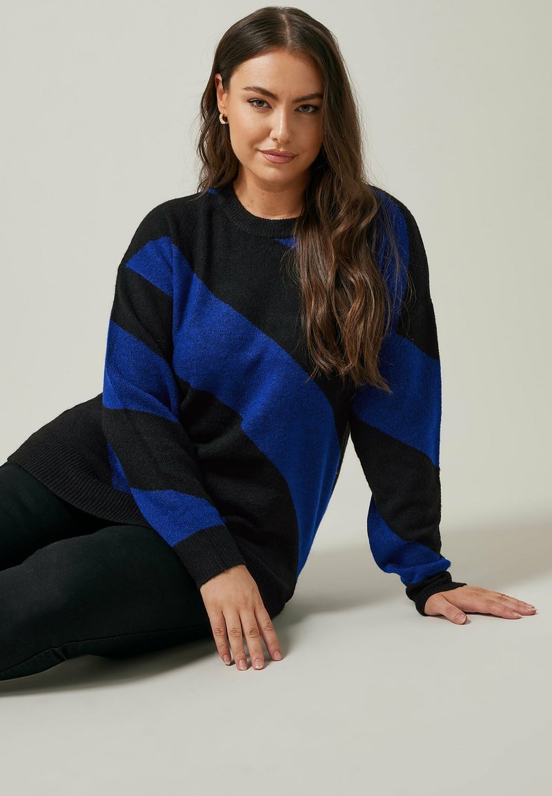 Diagonal Stripe Pullover Diagonal Stricken Charlie Pullover